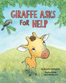 giraffe asks for help